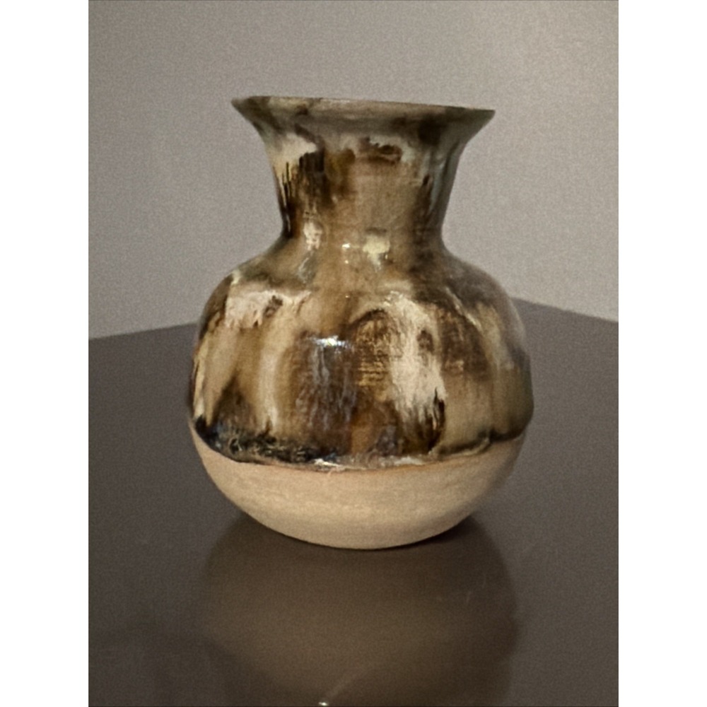 Anthea Johnson Navajo Pottery Vase Signed Southwest Native Art Pottery